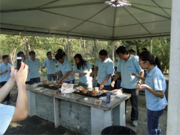 BBQ in Gucun Park, Autumn 2017